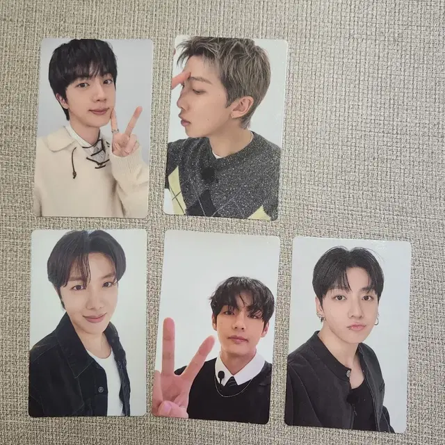 BTS 위버스 아리랑 얼리버드 특전 포카 진 rm 호석 태형 정국