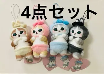 mofusand 모프 샌드 우사냥 마스코트 전 4종 컴플리트 세트