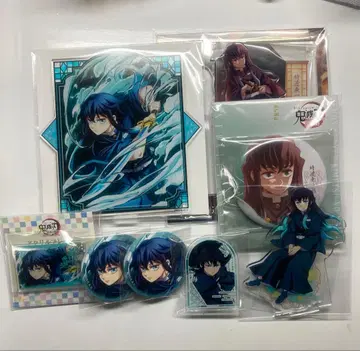 아크릴 스탠드 캔뱃지 아크릴 키링 토키토 무이치로 귀멸의 칼날