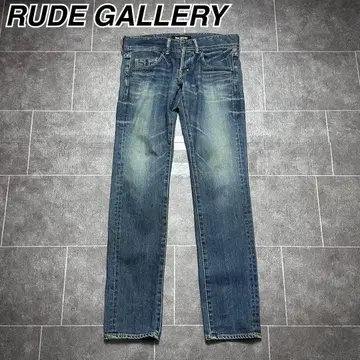 00s 루드 갤러리 y2k archive 슬림 스키니 데님 팬츠