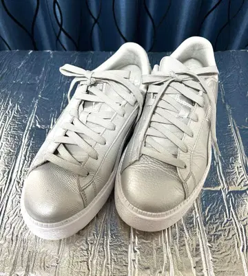 PUMA 푸마 통굽 스니커즈 실버 373696