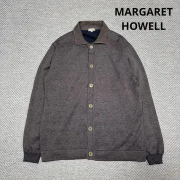 새상품급 마가렛호웰 코튼 린넨 가디건 브라운 L