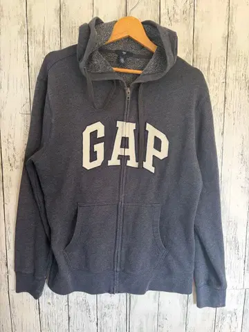 GAP 갭 남성용 후드 부착 집업 후드티 속기모 네이비 M