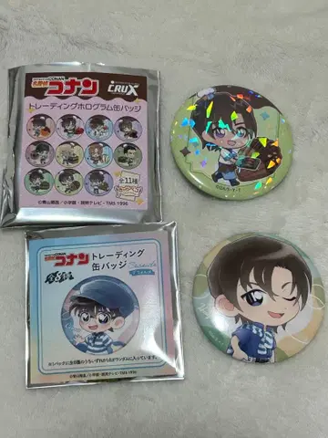 명탐정 코난 하기와라 켄지 캔뱃지 2종