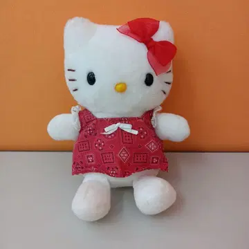 레어 헬로키티 페이즐리 무늬 봉제 인형 2003년산 EIKOH