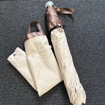 미사용 토모리 신 선생님 양산 55 브론즈 골드 우천 겸용 후와쿨