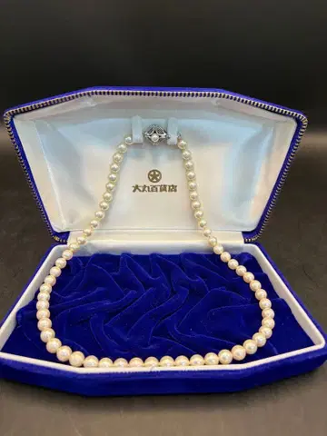 진주 목걸이 케이스 포함