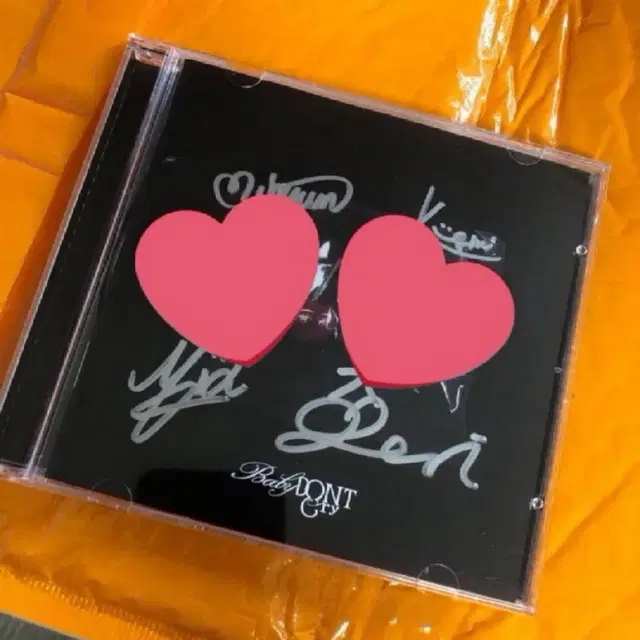 베돈크 베이비돈크라이 에프걸 친필 싸인 앨범 급처