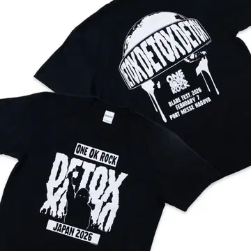 ONE OK ROCK 원오크 2026 BLARE 블레어 티셔츠 L 블랙