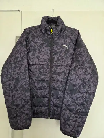 PUMA 카모 패턴 다운 자켓 M