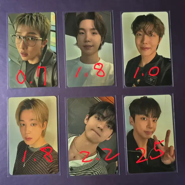 방탄 아리랑 일본 위버스 재팬 특전 포카