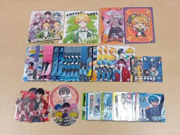 AMPTAK x COLORS 패밀리마트 프린트 색지 엽서 묶음 판매