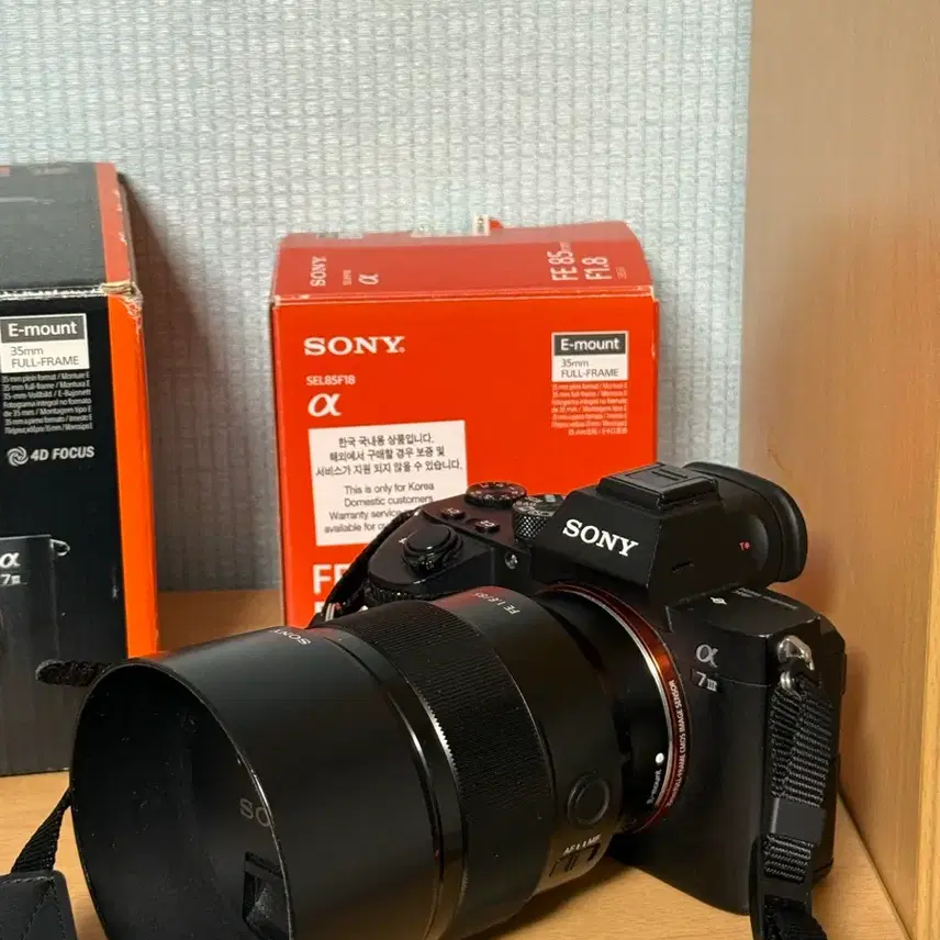 ! 급매! 소니 미러리스 A7M3 풀프레임 카메라 + 85mm f1.8