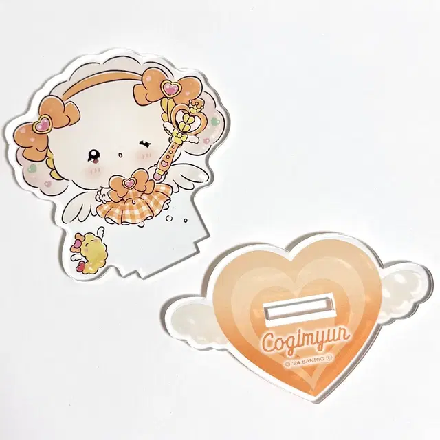 산리오 코기뮹 미라클 에디션 아크릴 스탠드 LAFARY 두근두근 전사