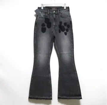 MASU BOYS EMBLEM BELL-BOTTOM JEANS 블랙