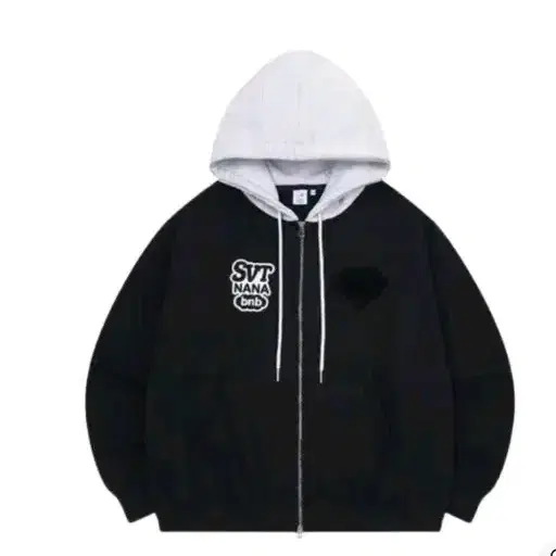 세븐틴 나나bnb 후드집업 네이비(새상품)