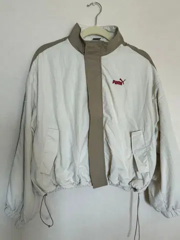 PUMA 집업 자켓 화이트/베이지 L