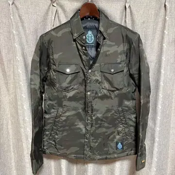 y033016 GUILD PRIME 다운 자켓 S 카모플라쥬 도트