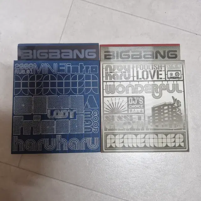 무배) 빅뱅 미니 3집 앨범, 정규 2집 vol 2 앨범