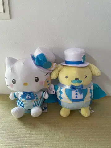 화이트 매직 인형 BIG 헬로키티 폼폼푸딩 2체 세트