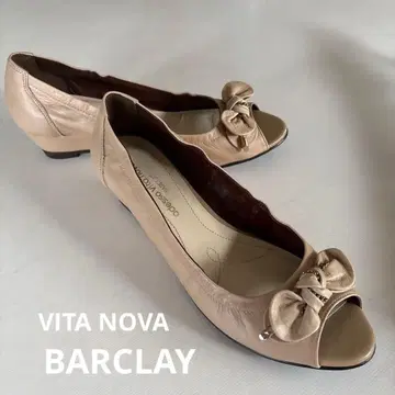 [ VITA NOVA ] 비타 노바 버클레이 오픈토 펌프스 24