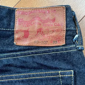 Studio D'Artisan 80-107 데님 w33 다크 네이비