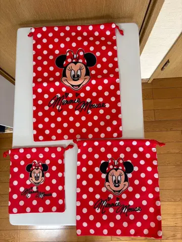 미니 마우스 파우치 대중소 3세트