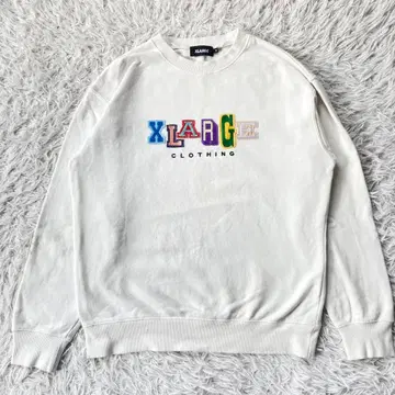 엑스라지 XLARGE 맨투맨 로고 자수 구제 의류 170