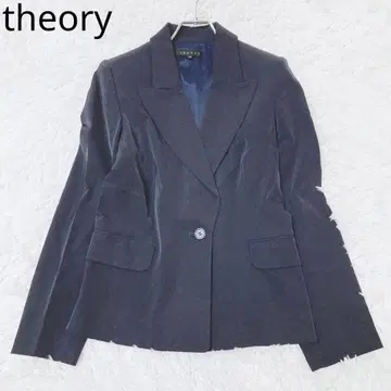 띠어리 테일러드 자켓 싱글 포멀 고급 네이비 사이즈 4