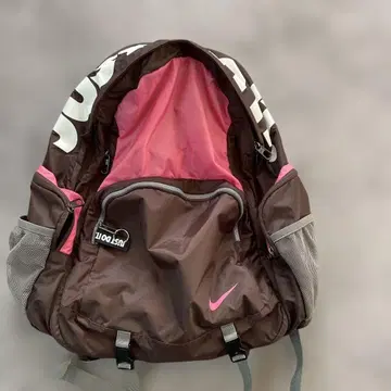 NIKE 백팩 림칸학교 & 수학여행 브라운 x 핑크