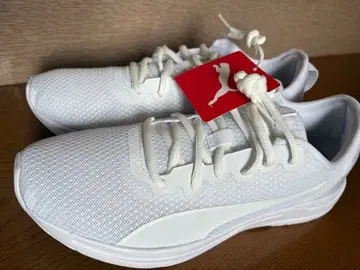 미사용 푸마 화이트 스니커즈 26cm 통학 스쿨