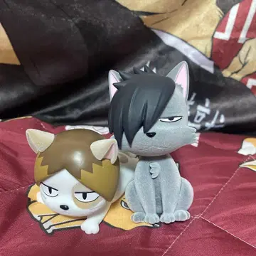 하이큐 Fluffy Puffy 피규어 네코마 연마 검은 꼬리