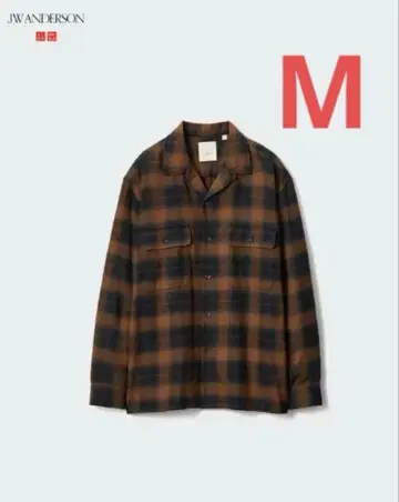 유니클로 x JW 앤더슨 브러쉬드 코튼 오버사이즈 셔츠