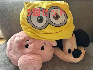 유니버셜 미니언 쿠션 디즈니 미키 모자 돼지 모자