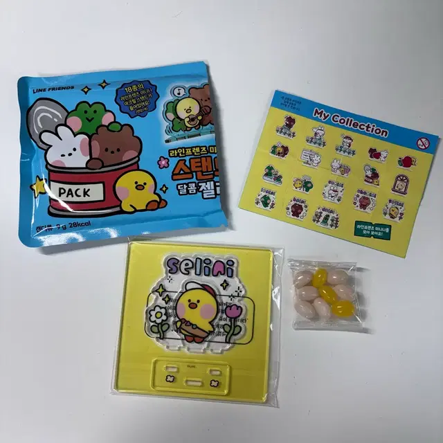 라인프렌즈 셀리니 아크릴스탠드