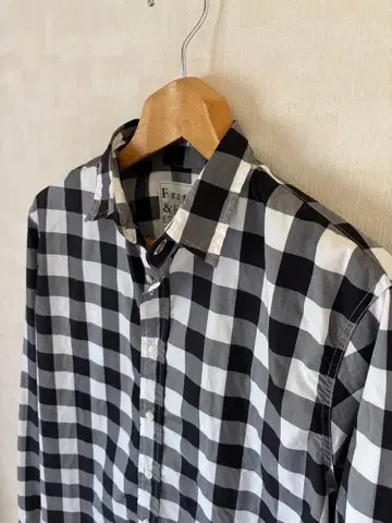 Frank&Eileen PAUL 폴 코튼 체크 셔츠 XS