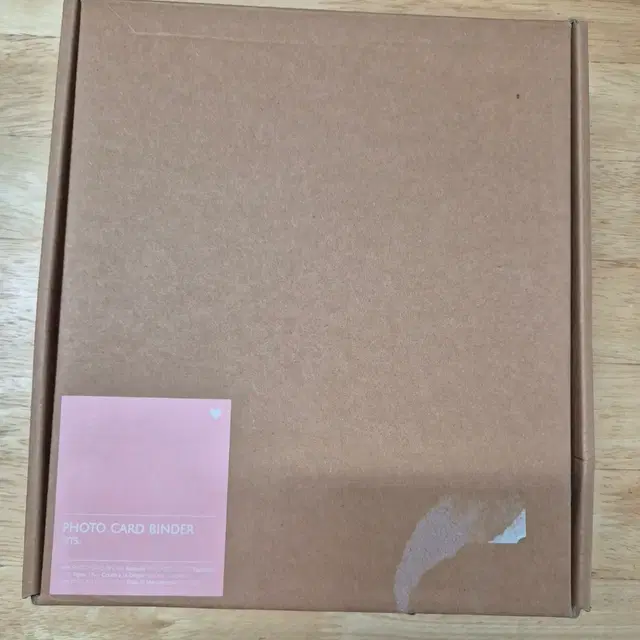 (미개봉)BTS 포토카드 바인더