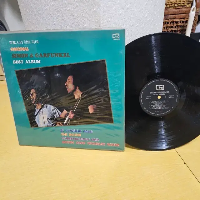 사이먼 앤 가펑클 베스트 앨범 LP 레코드