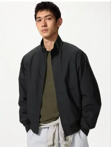 최종 가격 인하 이번 시즌 모델 유니클로 해링턴 자켓 블랙 XL