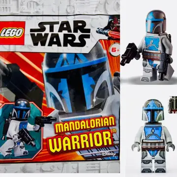 LEGO 만달로리안 워리어 스타워즈 클론 워즈 미니 피규어