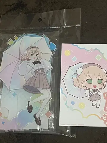 시구레 우이 입체 아크릴 스탠드 도쿄 타워 콜라보 엽서