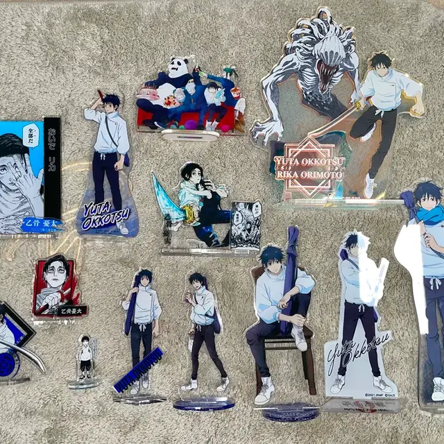 주술회전 옷코츠 유타 아크릴 스탠드 일괄 판매합니다.