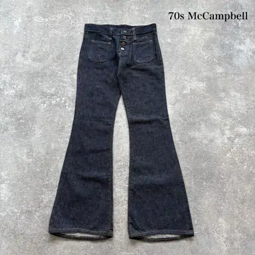 [ McCampbell ] 70s 맥캠벨 벨보텀 플레어 데님 팬츠