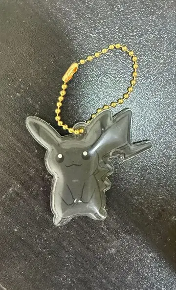 피카츄 키링 블랙 레어 썬더볼트 프로젝트 포켓몬