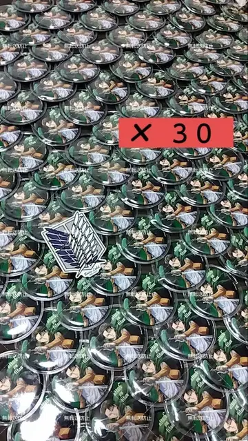 진격의 거인 리바이 아커만 제일복권 캔뱃지 30개