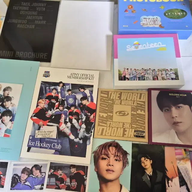 에이티즈 세븐틴 엔시티 일괄판매 글참고 포카 증사 럭드 특전 시그포카