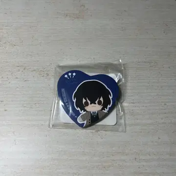 문호 스트레이독스 하트형 캔뱃지 다자이 오사무