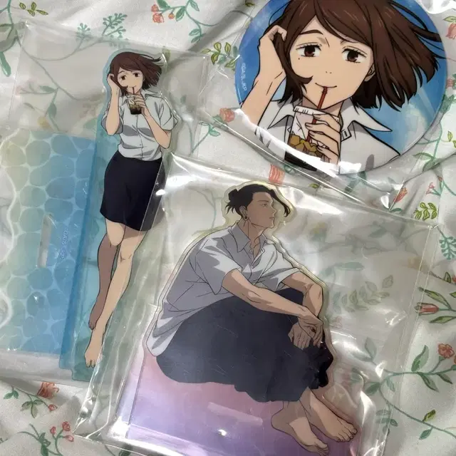 (일괄) 주술회전 세가쿠지 황혼 게토 쇼코 아크릴 스탠드 캔뱃지 미개봉