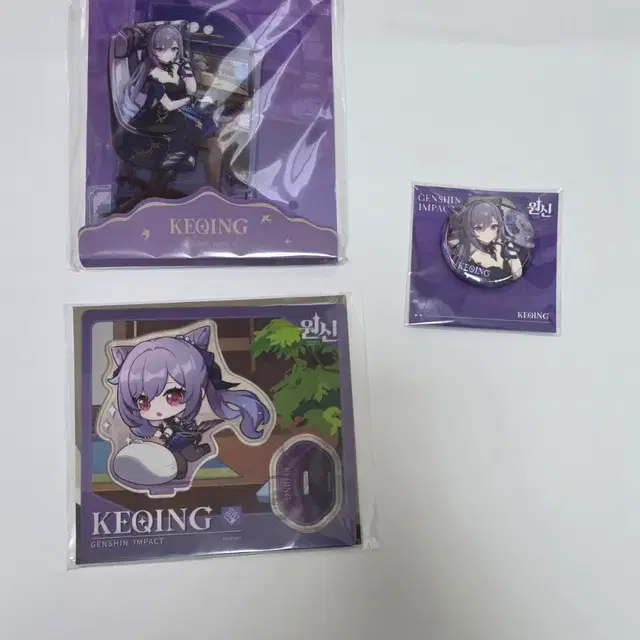 원신 pc라운지 각청 아크릴 스탠드, 캔뱃지