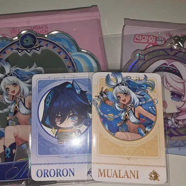 원신 맘스터치 말라니 시틀라리 올로룬 아크릴 스탠드 키링 포토카드 리딤